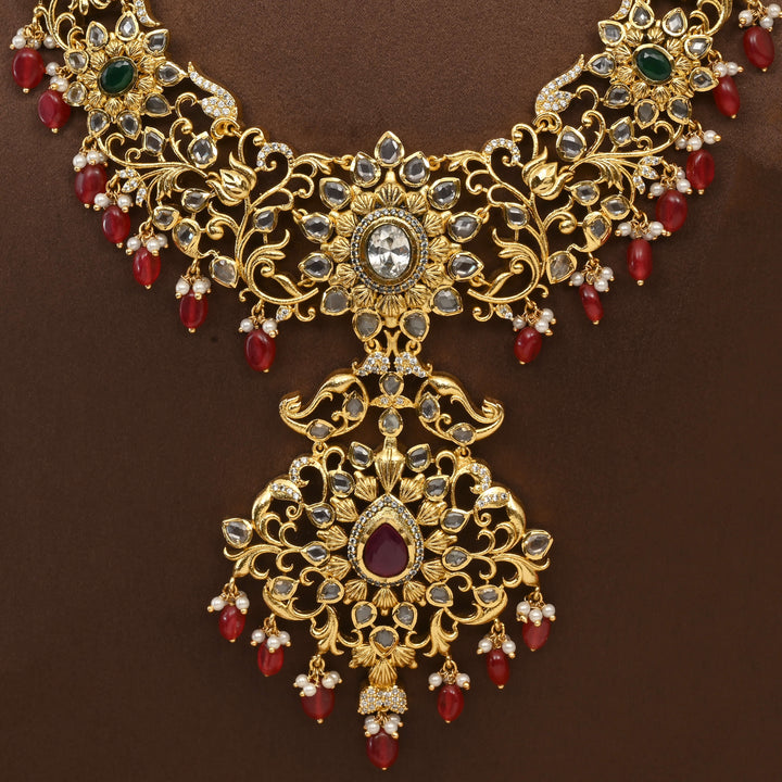 Uncut Polki Necklace Set