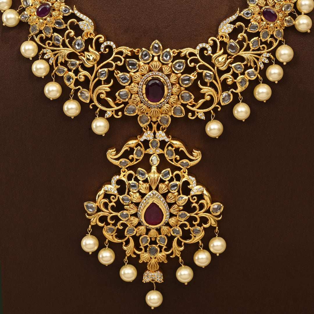 Uncut Polki Necklace Set
