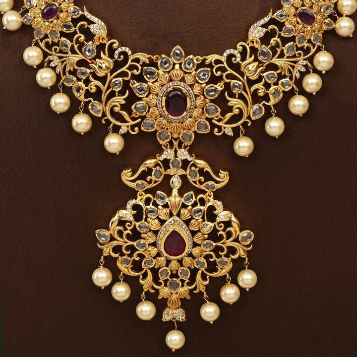 Uncut Polki Necklace Set