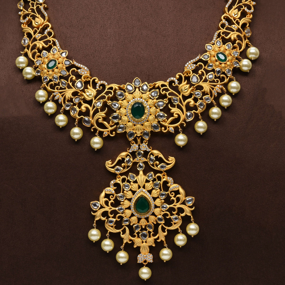 Uncut Polki Necklace Set