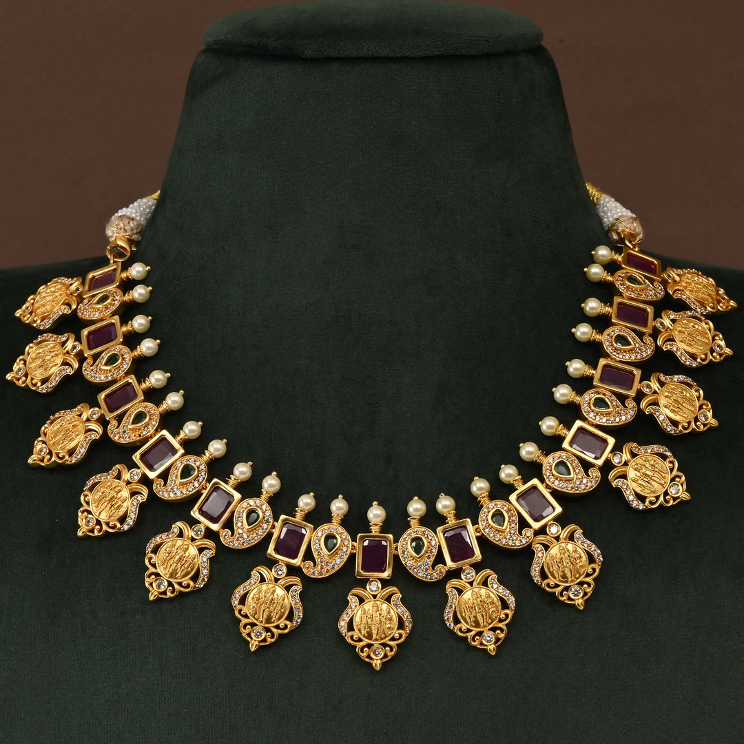 Uncut Polki Necklace Set