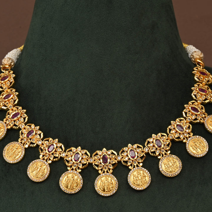 Uncut Polki Necklace Set