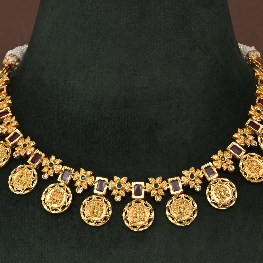 Uncut Polki Necklace Set