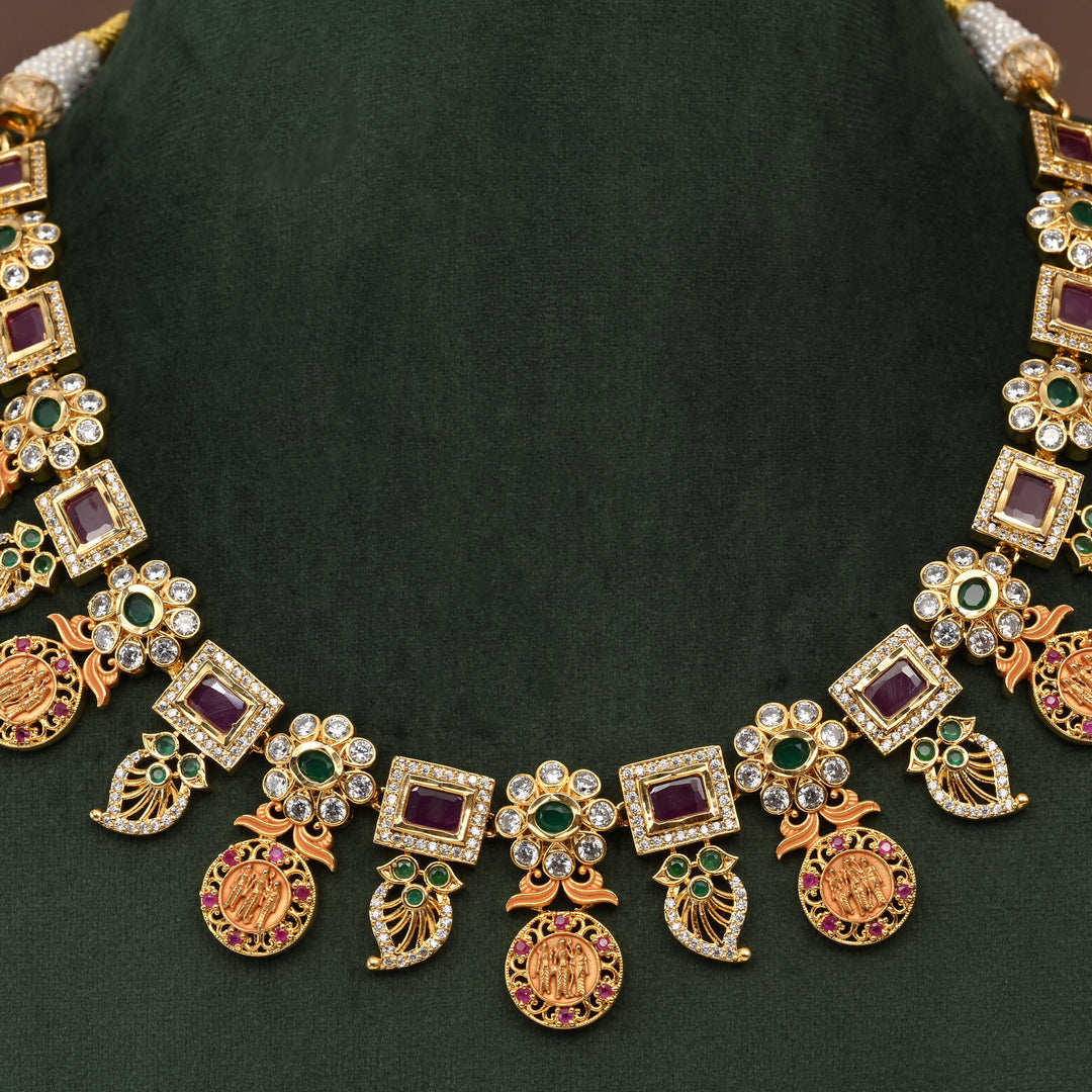 Uncut Polki Necklace Set