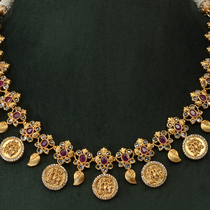 Uncut Polki Necklace Set
