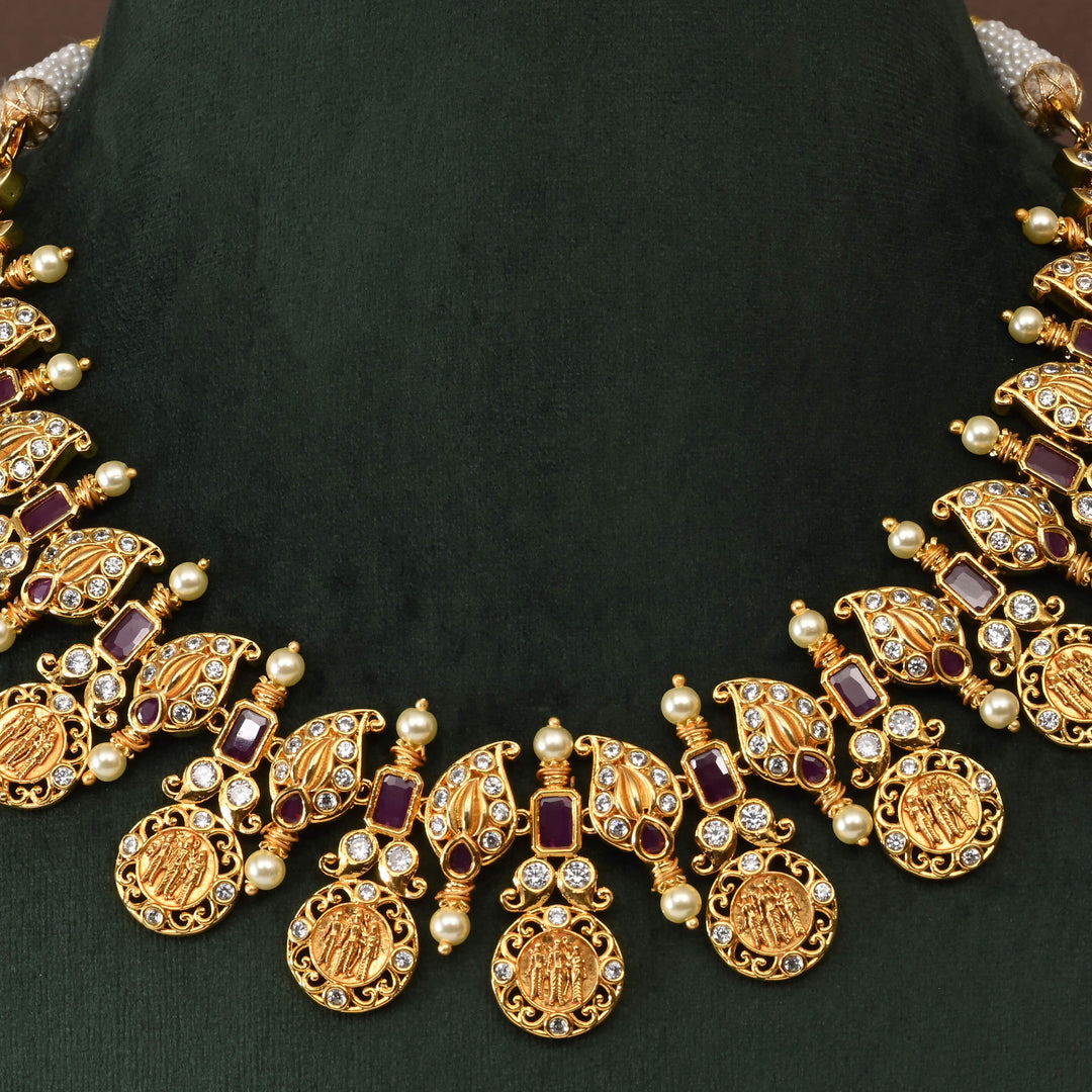 Uncut Polki Necklace Set