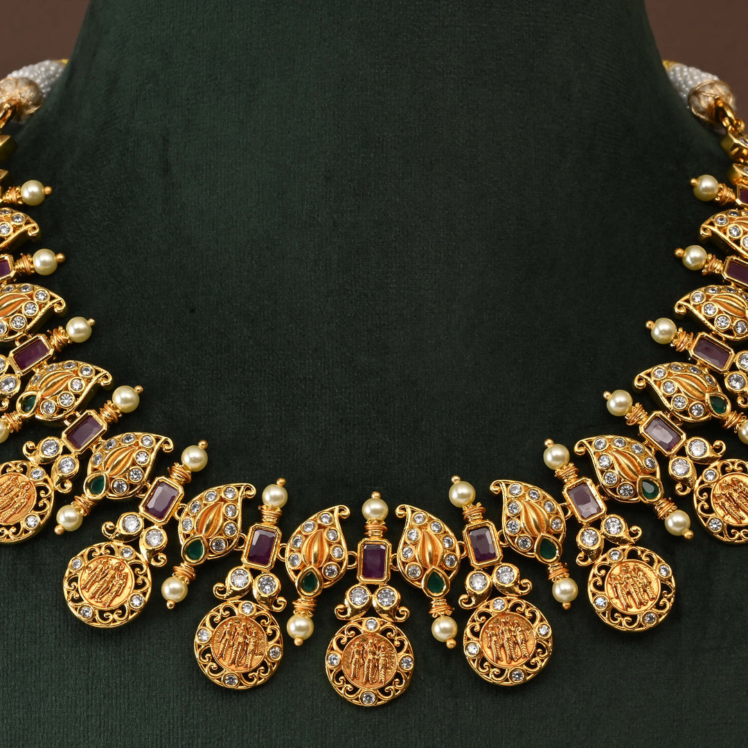 Uncut Polki Necklace Set