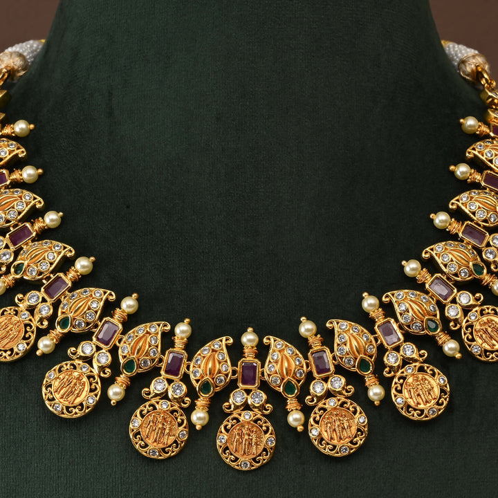 Uncut Polki Necklace Set
