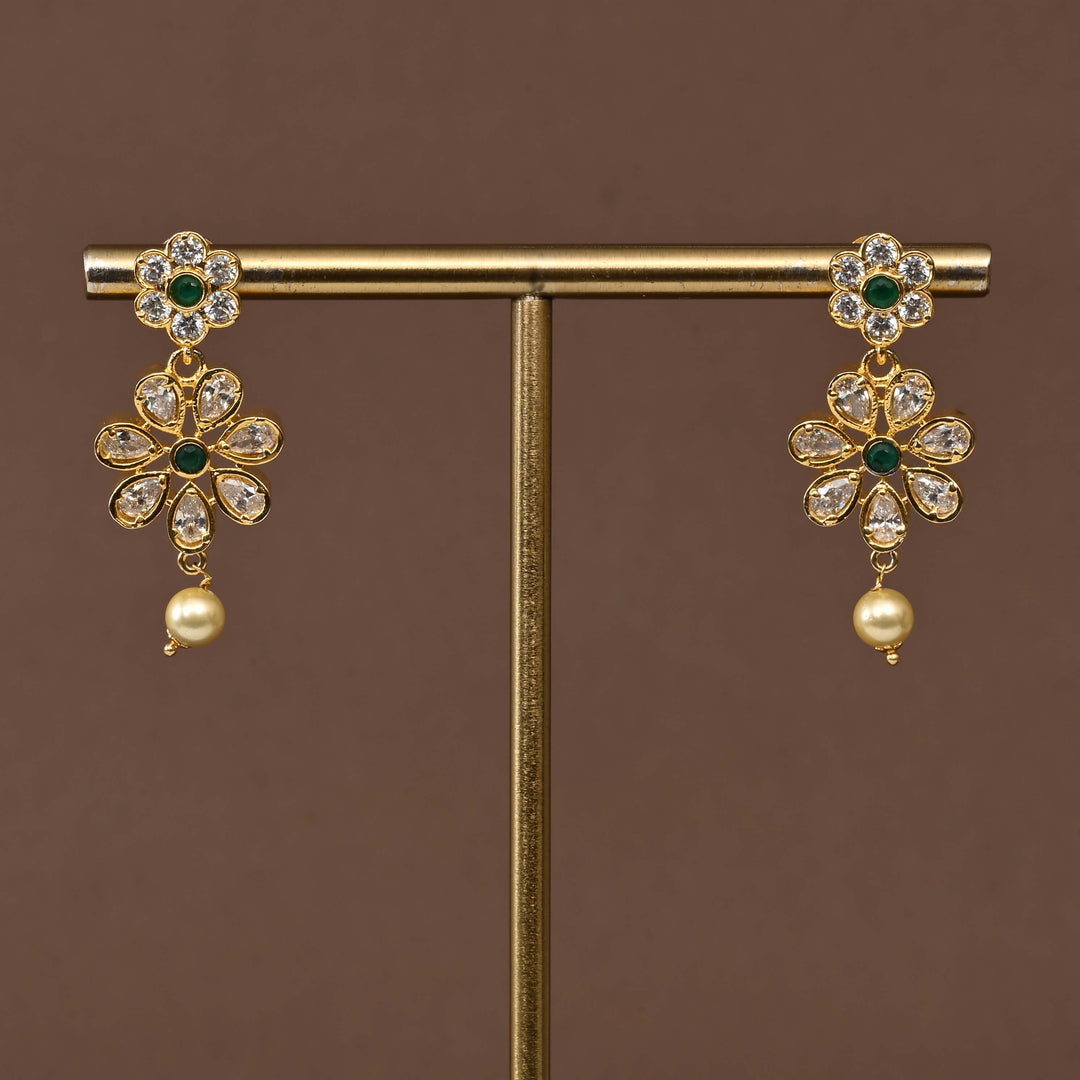 Temple CZ Necklace Set