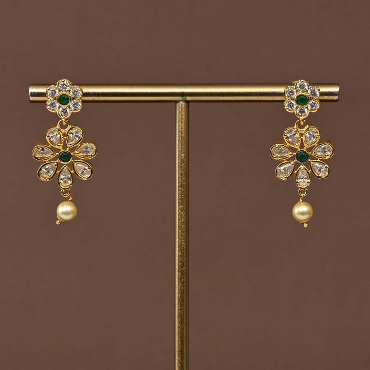 Temple CZ Necklace Set