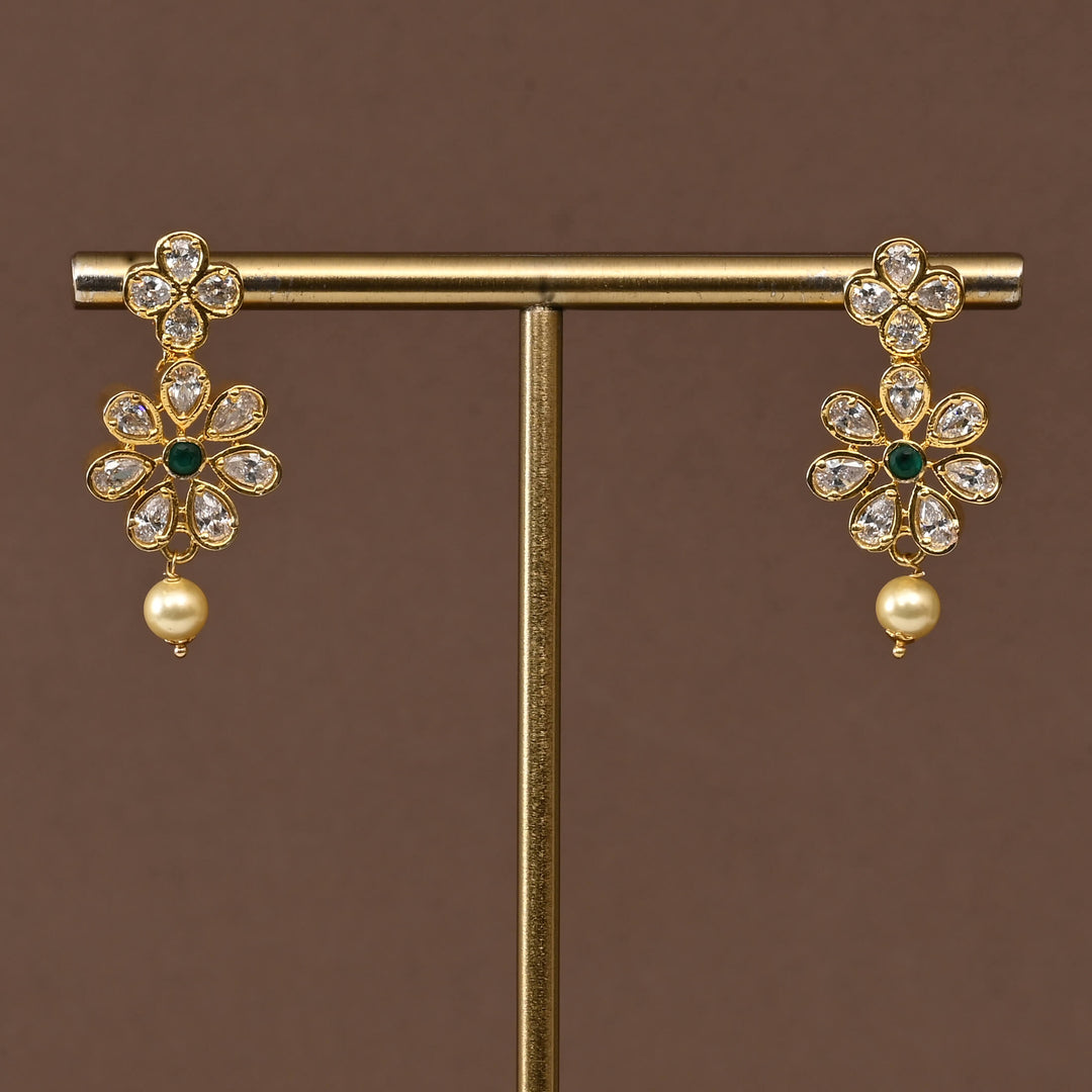 Temple CZ Necklace Set