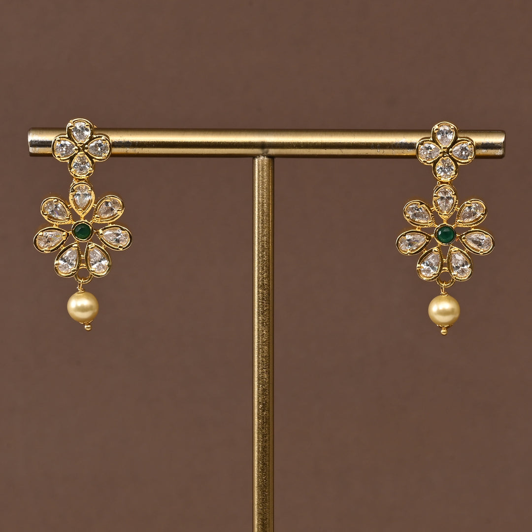 Temple CZ Necklace Set