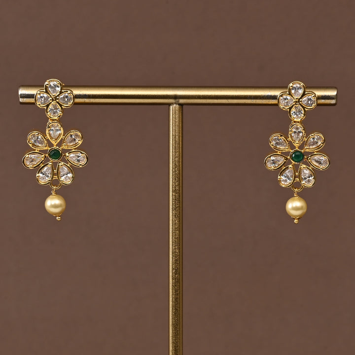 Temple CZ Necklace Set