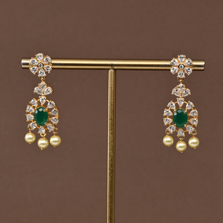 Temple CZ Necklace Set