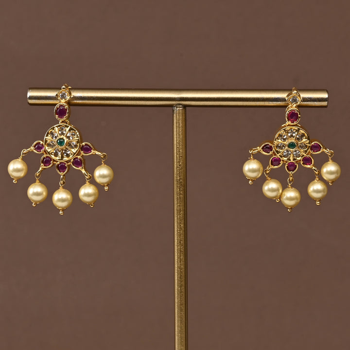 Temple CZ Necklace Set