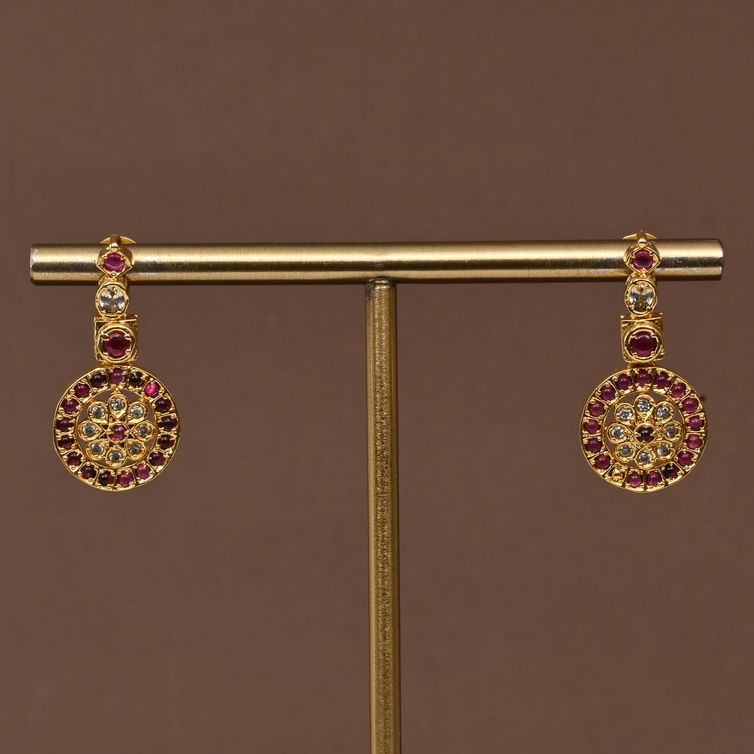 Temple CZ Necklace Set