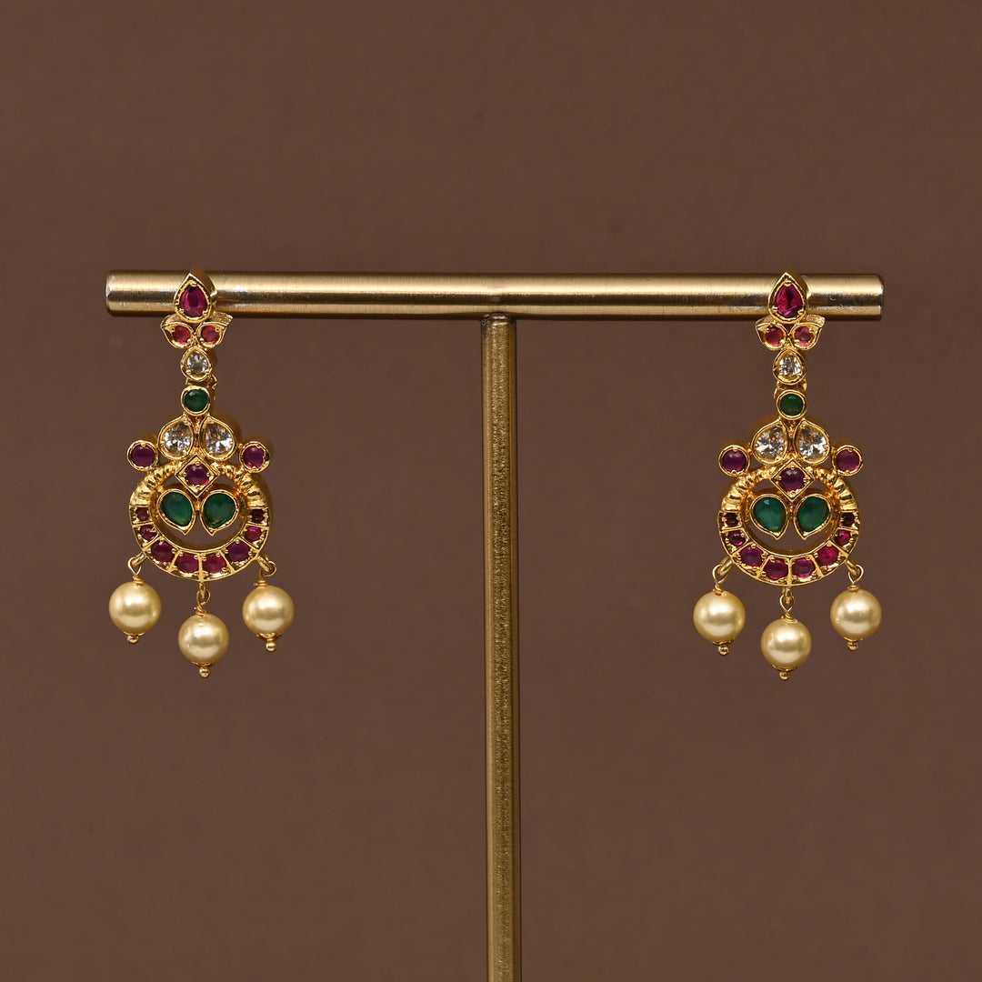 Temple CZ Necklace Set