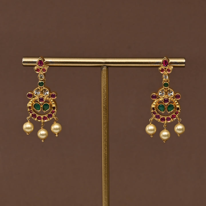 Temple CZ Necklace Set