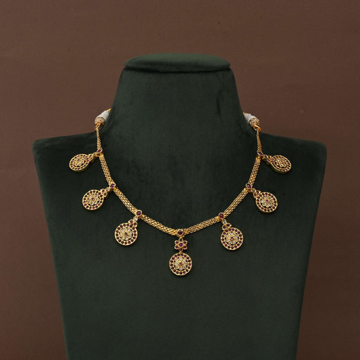 Temple Necklace Set