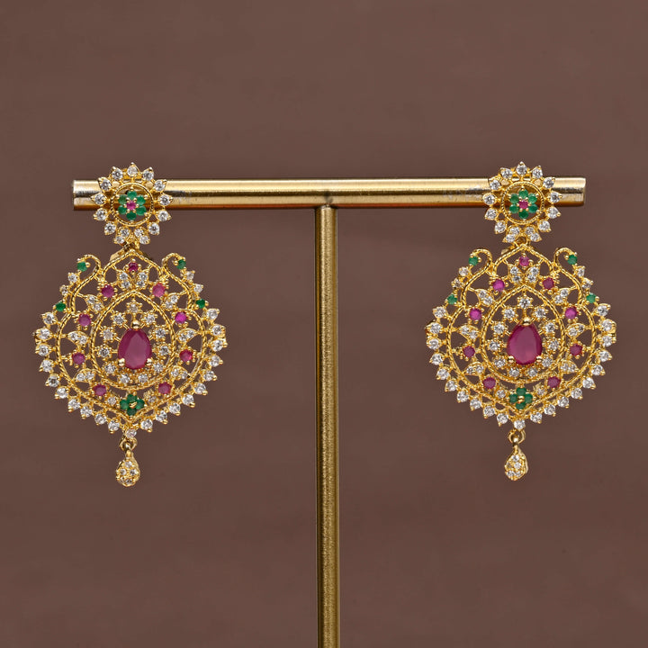 Temple CZ Necklace Set