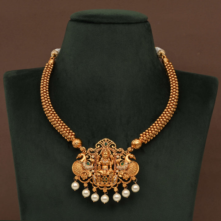 Temple CZ Necklace Set