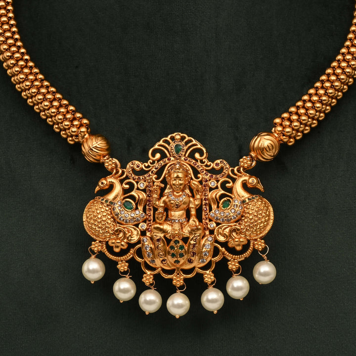 Temple CZ Necklace Set