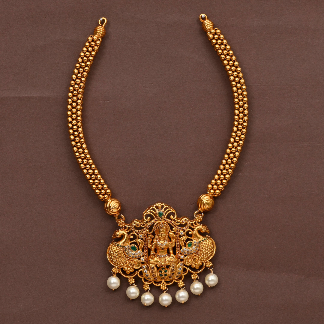 Temple CZ Necklace Set