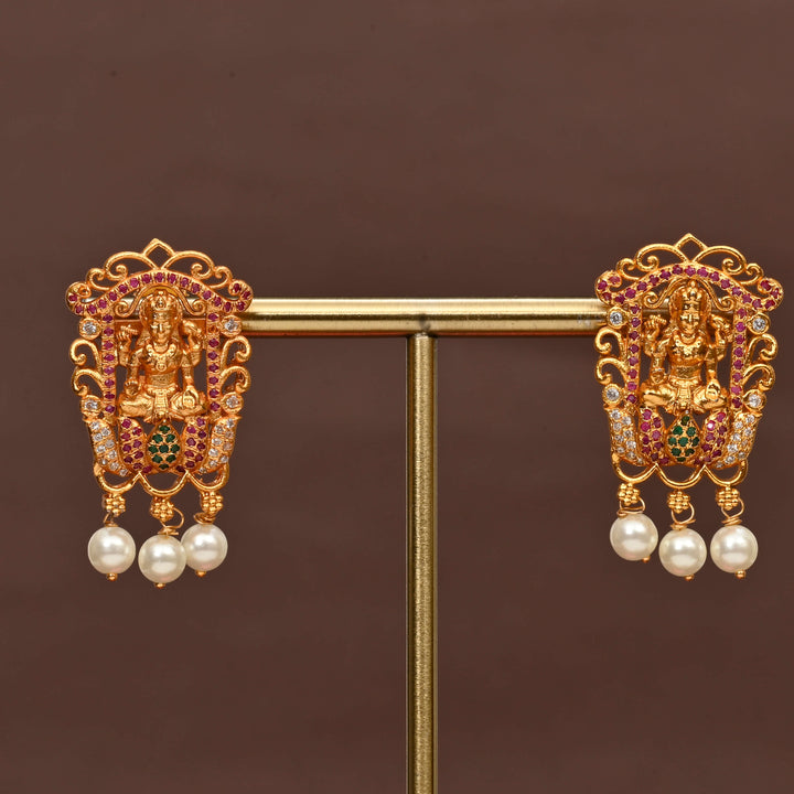 Temple CZ Necklace Set