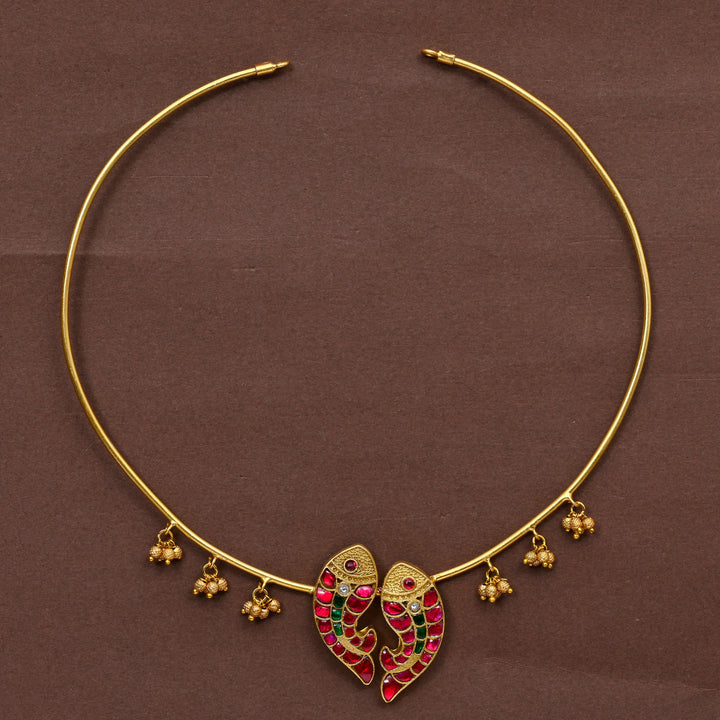 Temple CZ Necklace Set