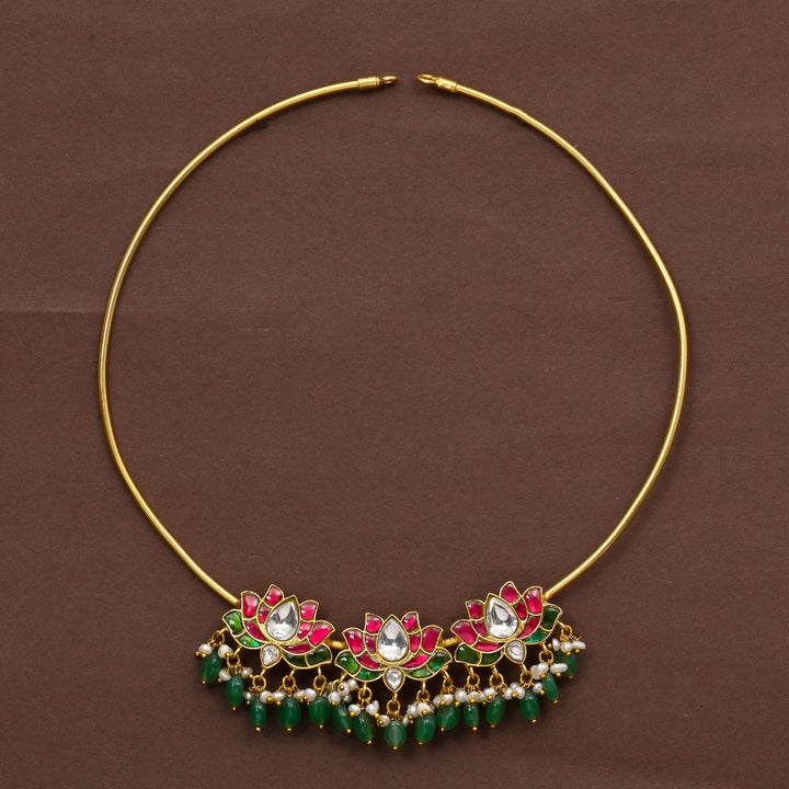 Temple CZ Necklace Set