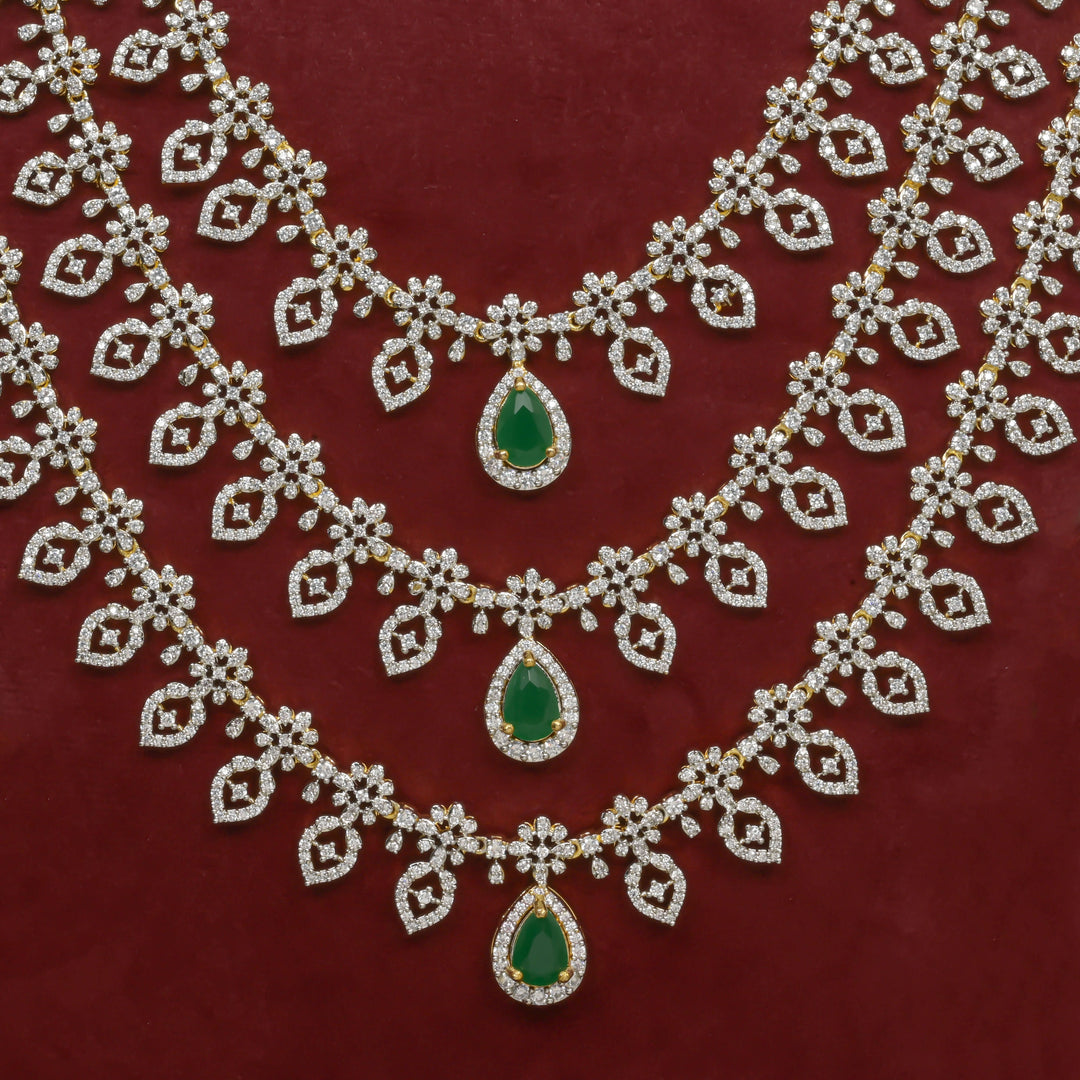CZ Necklace Set