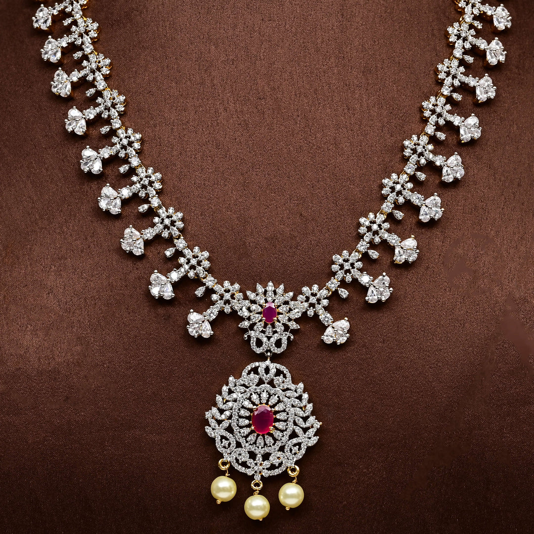 CZ Necklace Set