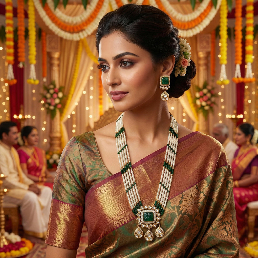 Moissanite Bandhai Mala