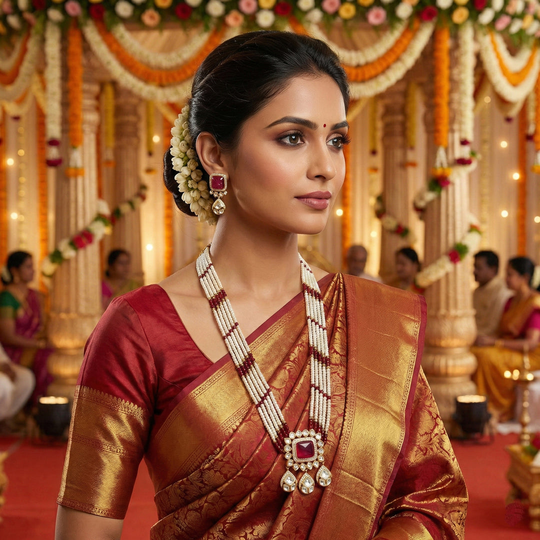 Moissanite Bandhai Mala