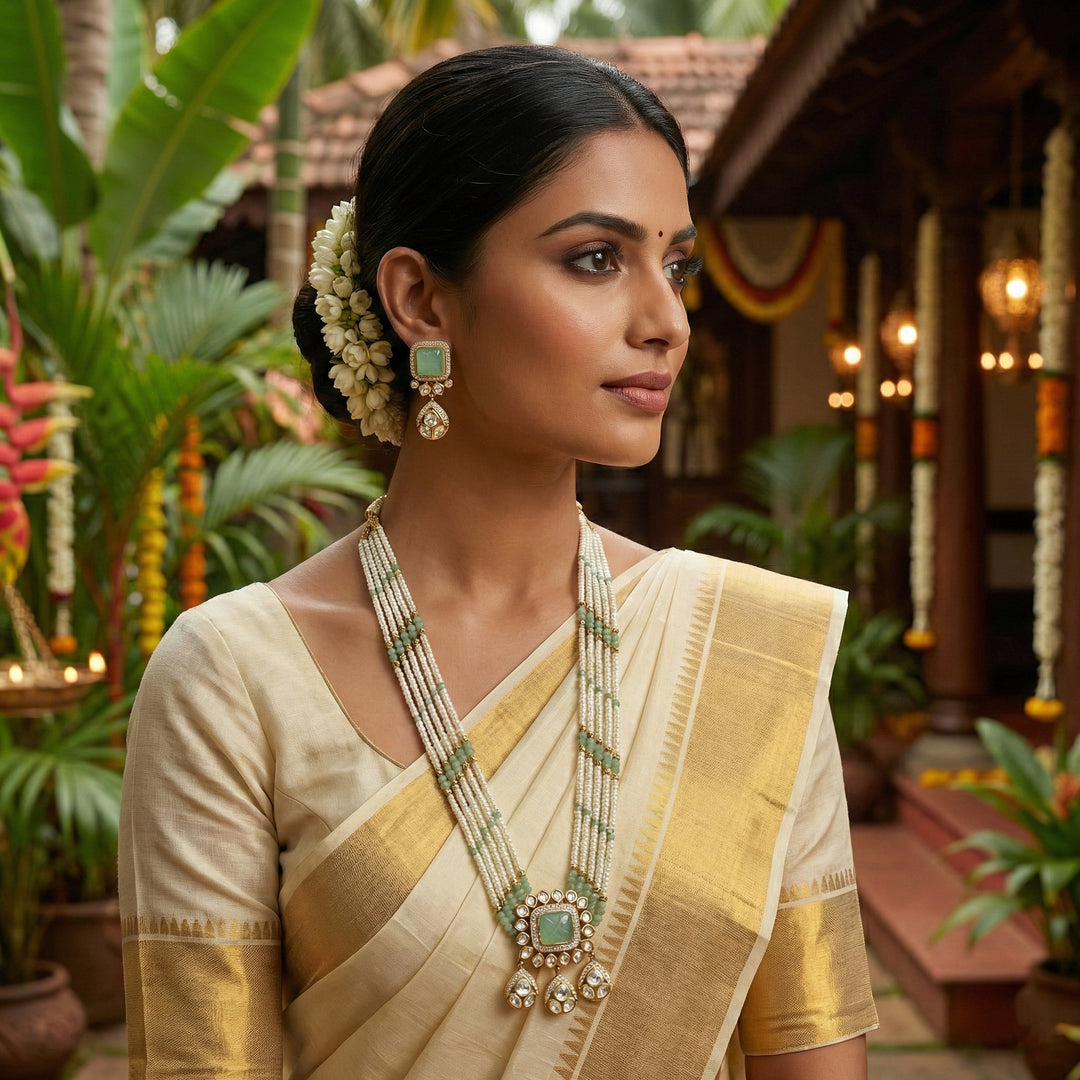 Moissanite Bandhai Mala