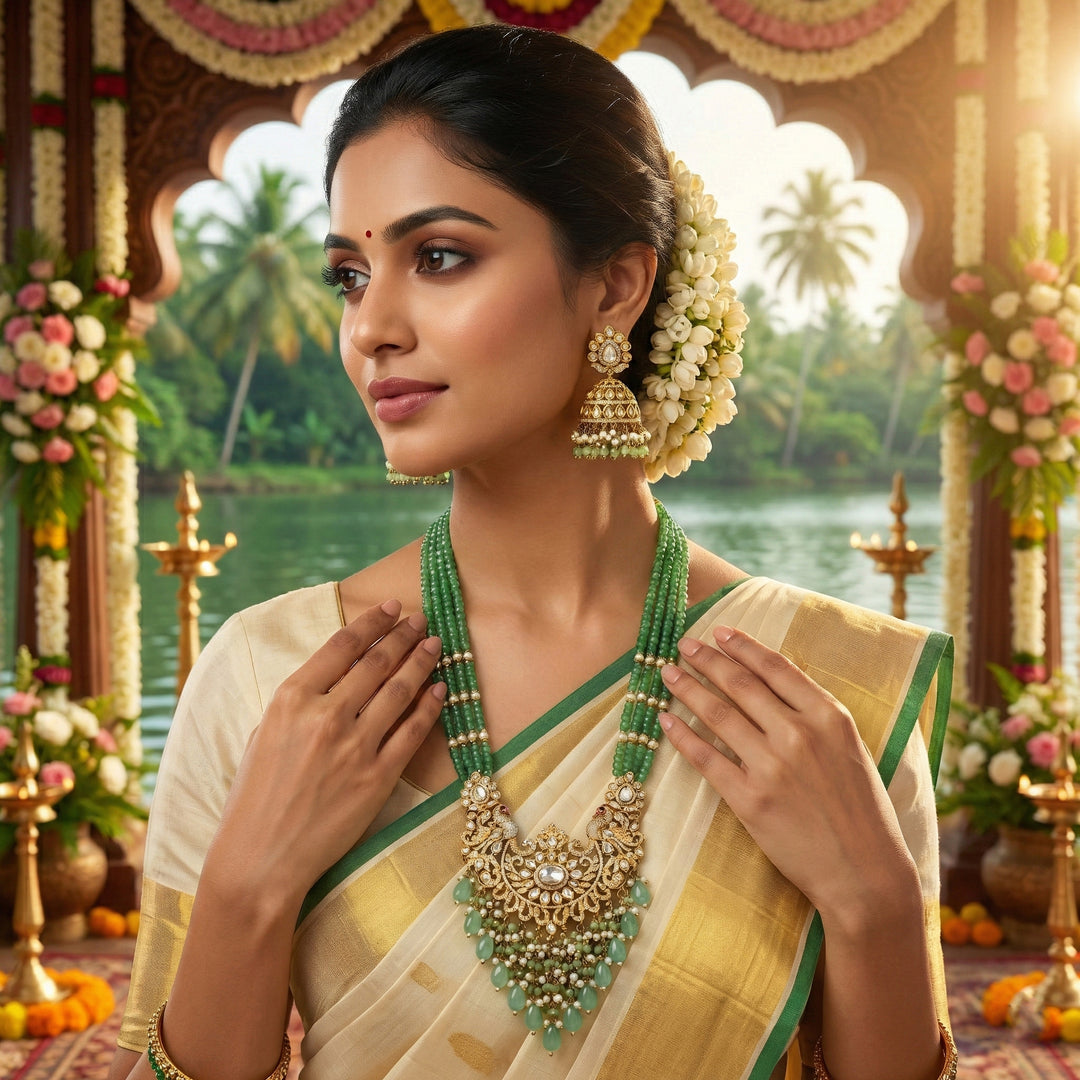 Moissanite Bandhai Mala