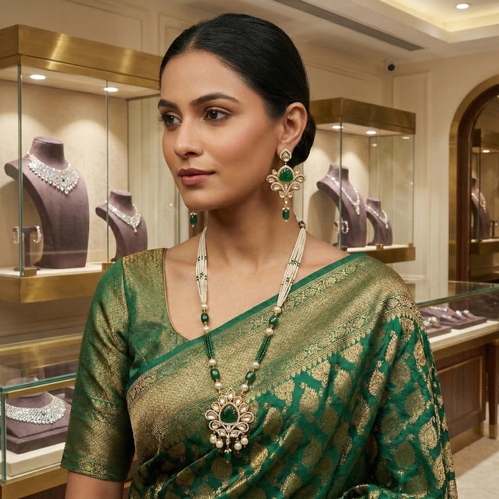 Moissanite Bandhai Mala