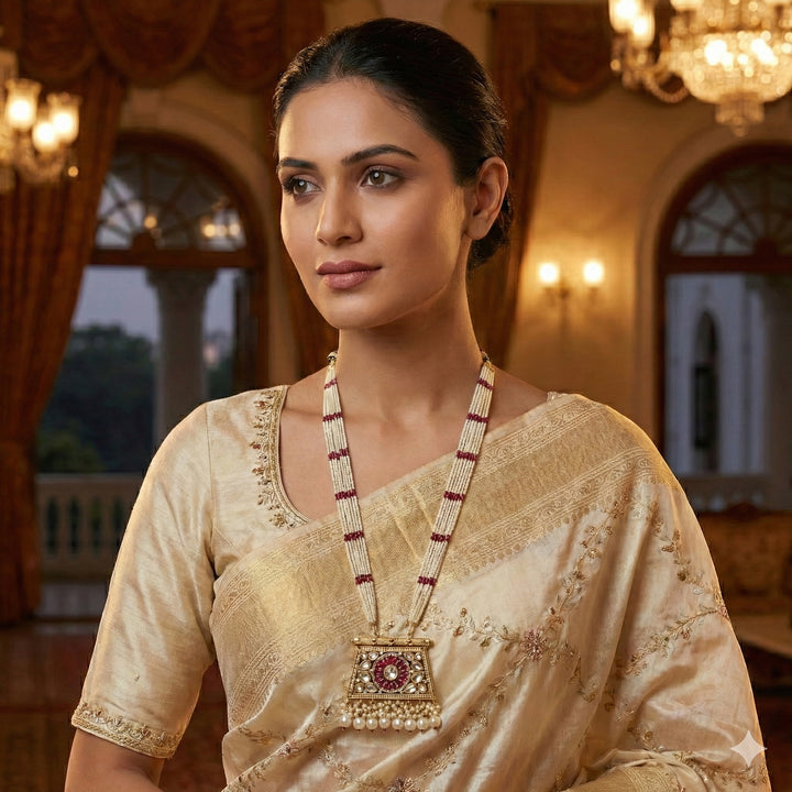 Moissanite Bandhai Mala