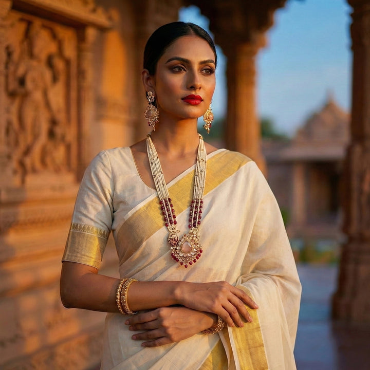 Moissanite Bandhai Mala