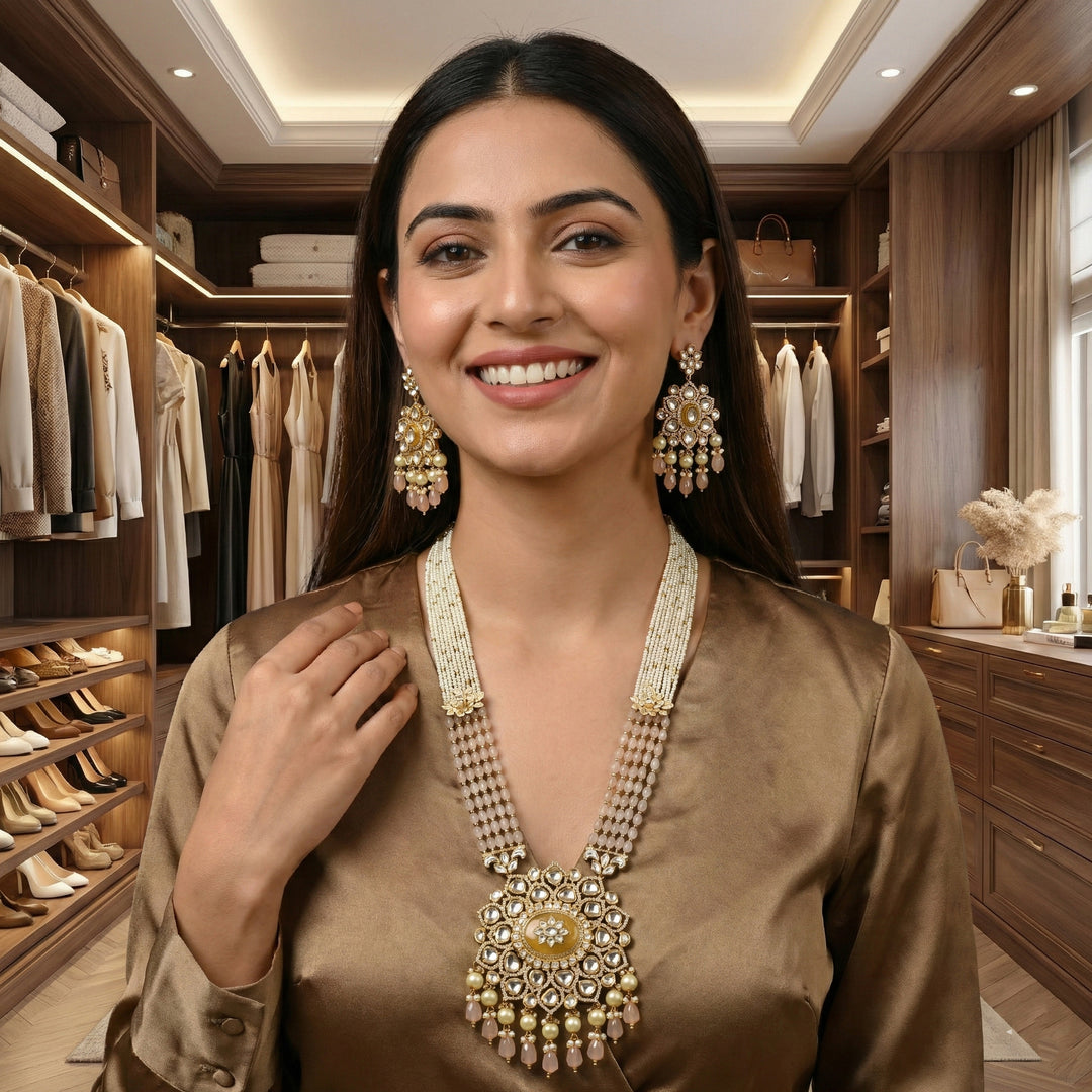 Moissanite Bandhai Mala