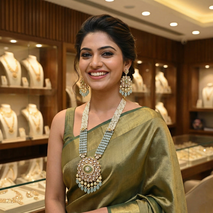 Moissanite Bandhai Mala