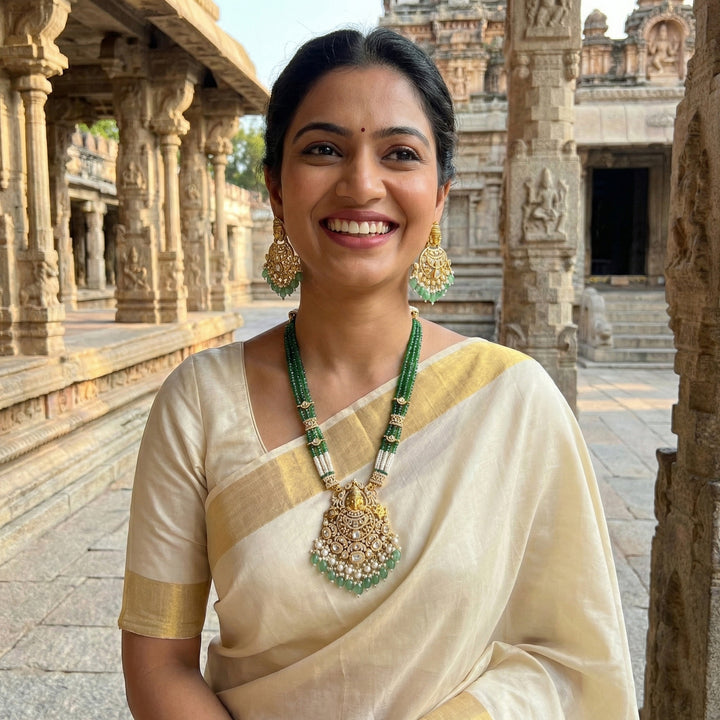 Moissanite Bandhai Mala