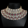 CZ Ruby Heavy Bridal Choker