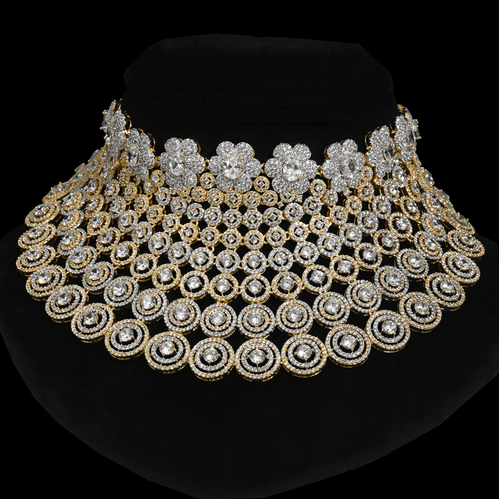 CZ Heavy Bridal Choker