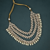 Moissanite Heavy Necklace Set - 3 Layered