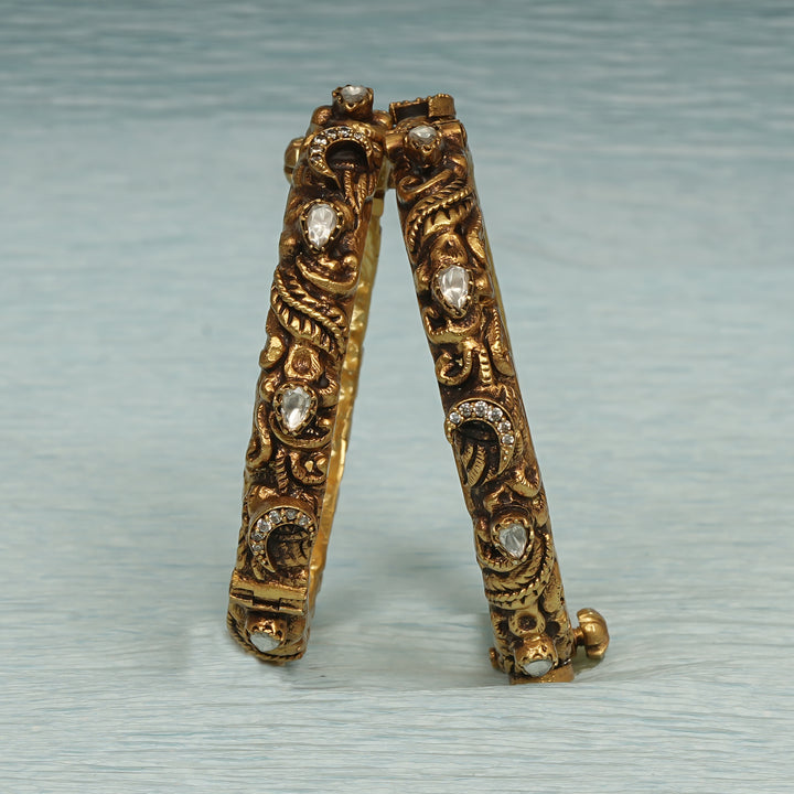 Temple Moissanite Bangles