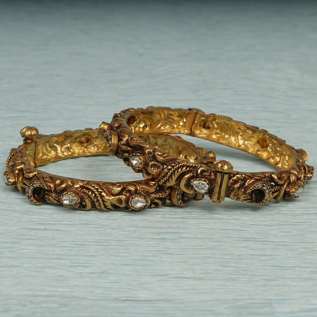 Temple Moissanite Bangles