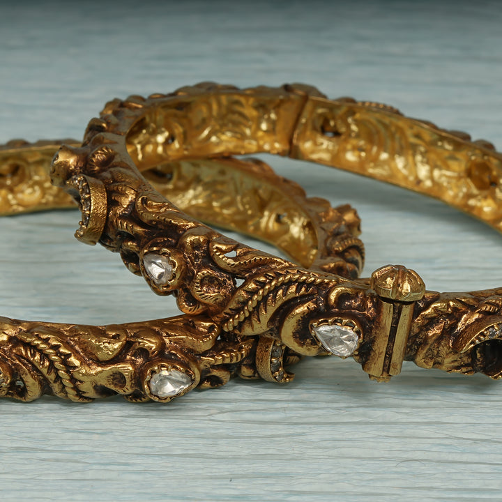 Temple Moissanite Bangles