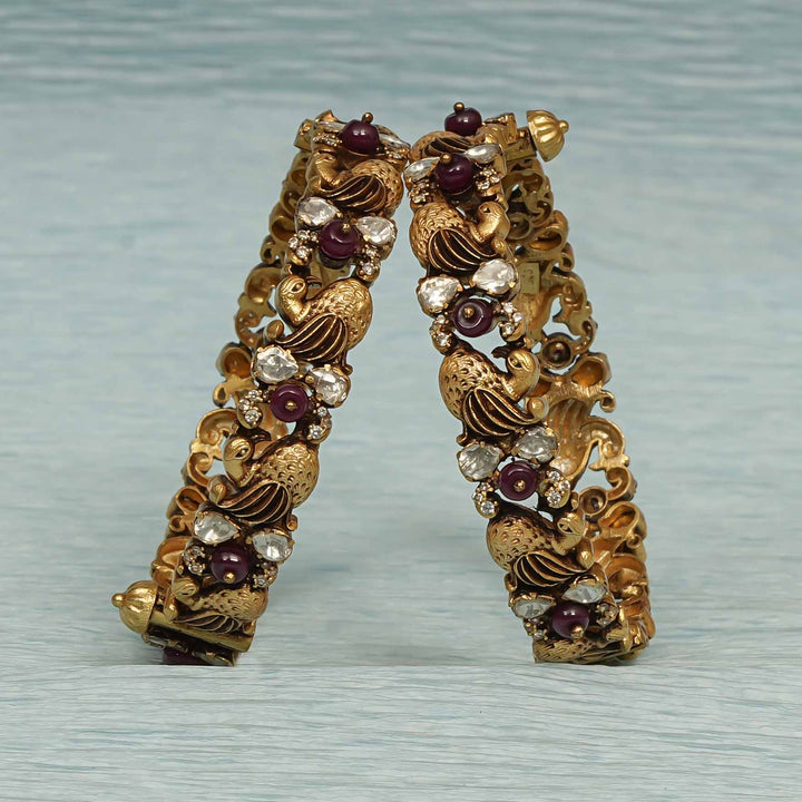 Temple Moissanite Bangles