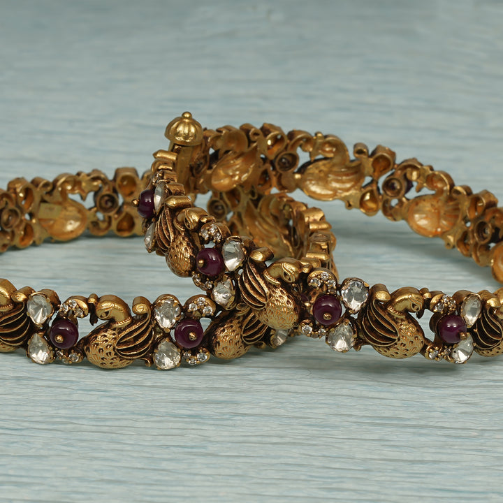 Temple Moissanite Bangles